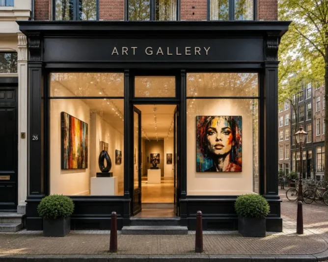 Art gallery front
